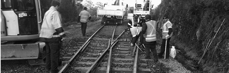 Disposition f&uuml;r Baustelle und Eisenbahnverkehr